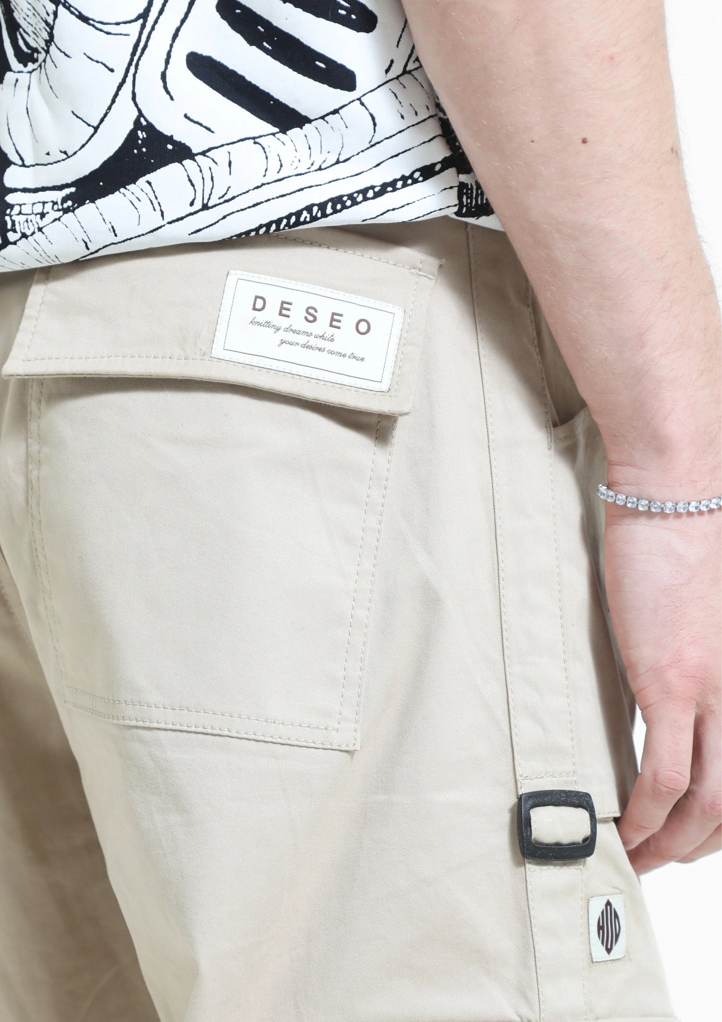 Beige Carpenter Cargos | Unisex